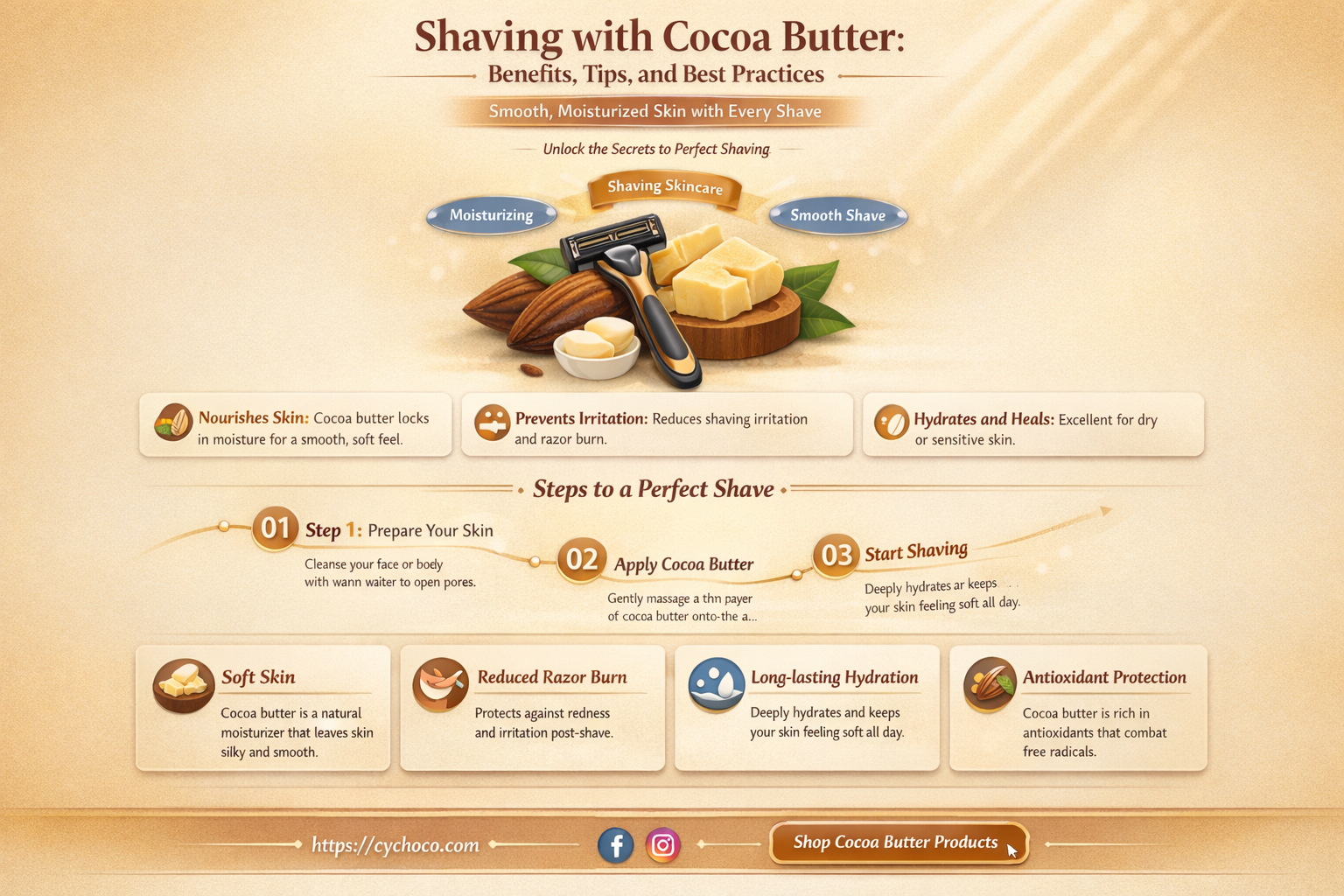 can i shave with cocoa butter