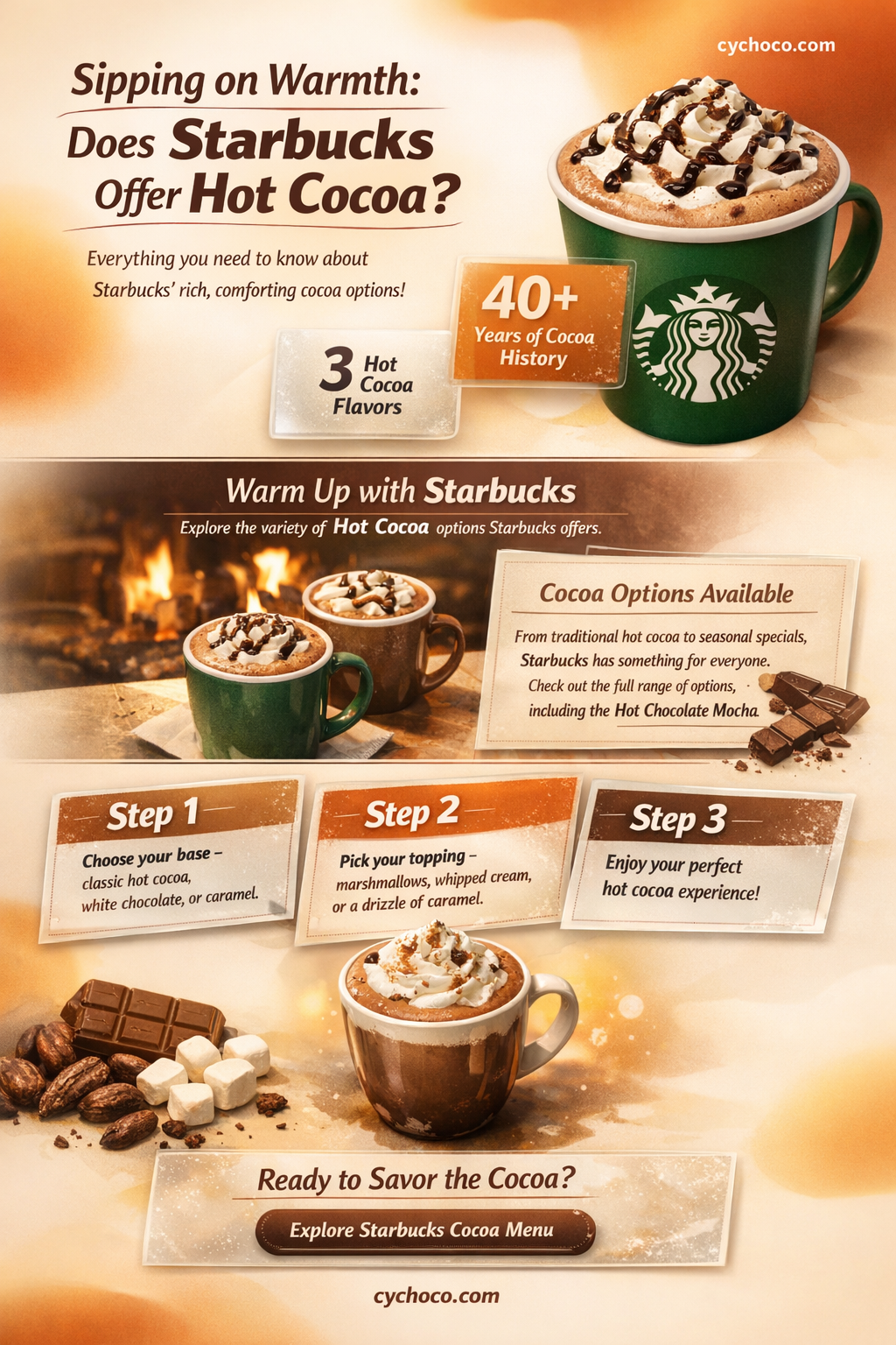does starbucks have hot cocoa