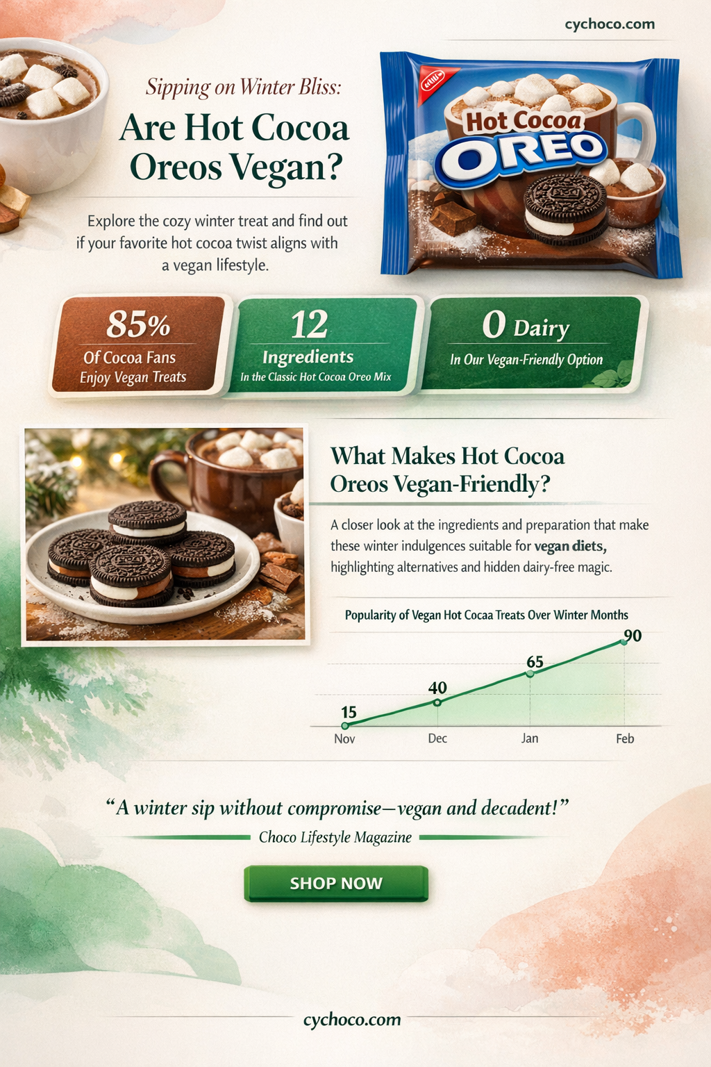 are hot cocoa oreos vegan