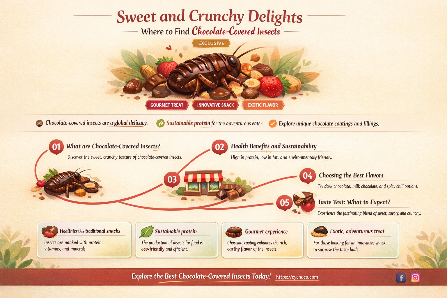 where to buy chocolate covered insects