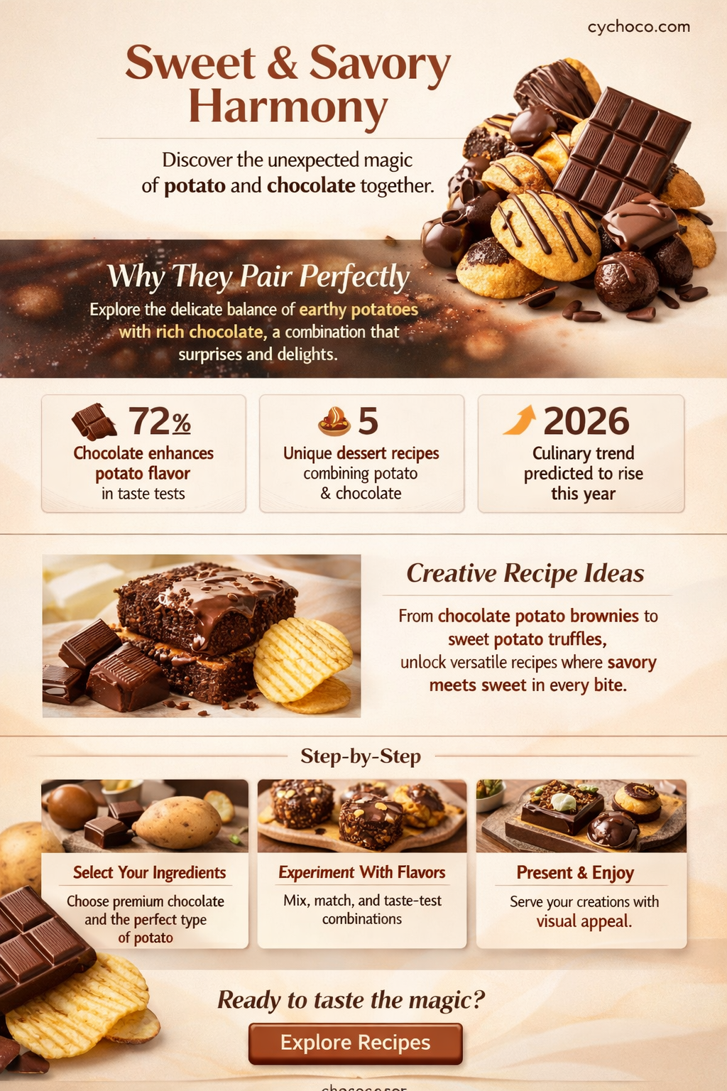 is potato and chocolate good
