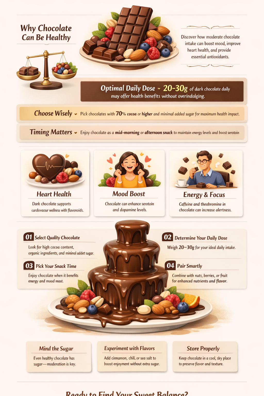 how much chocolate should you eat a day