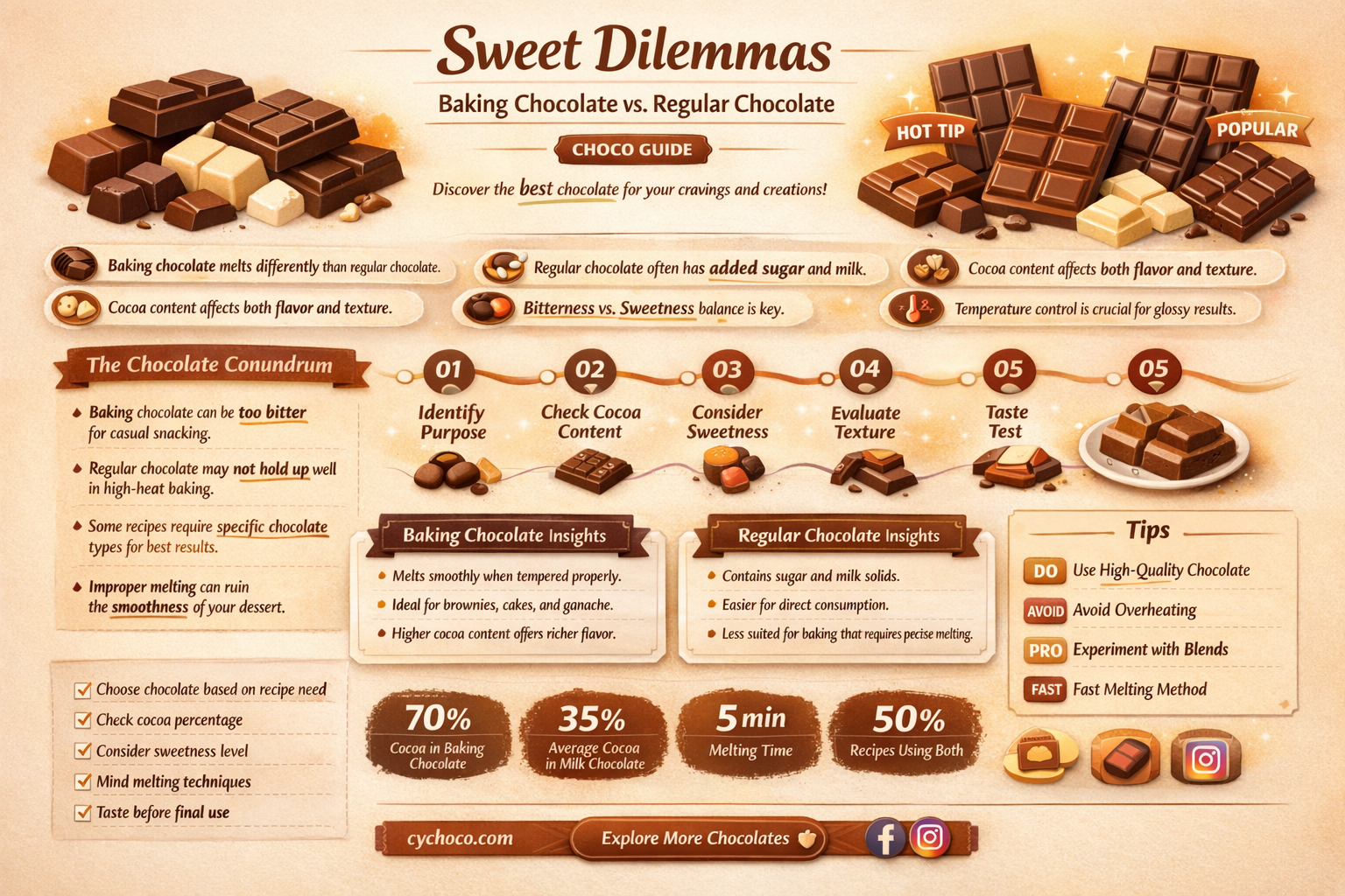 do you have to use baking chocolate