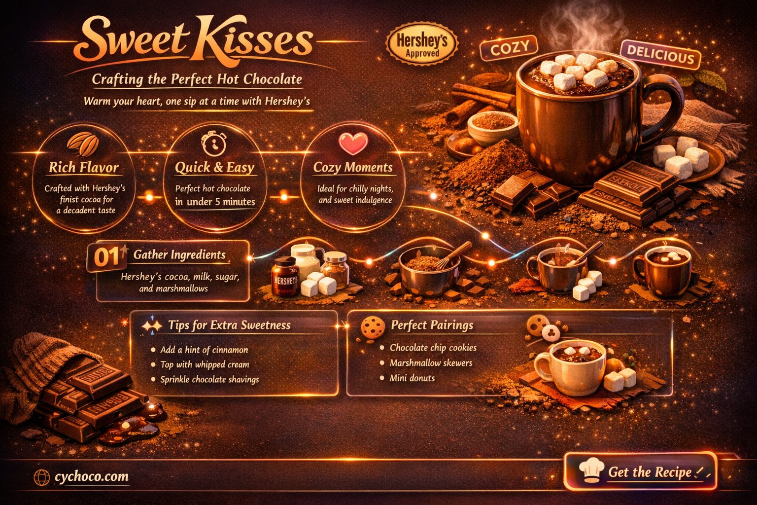 can you make hot chocolate with hershey kisses