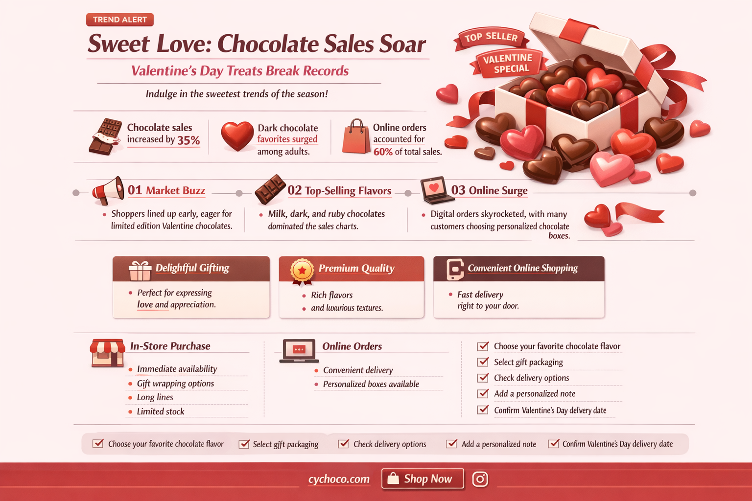 how much chocolate is sold on valentine