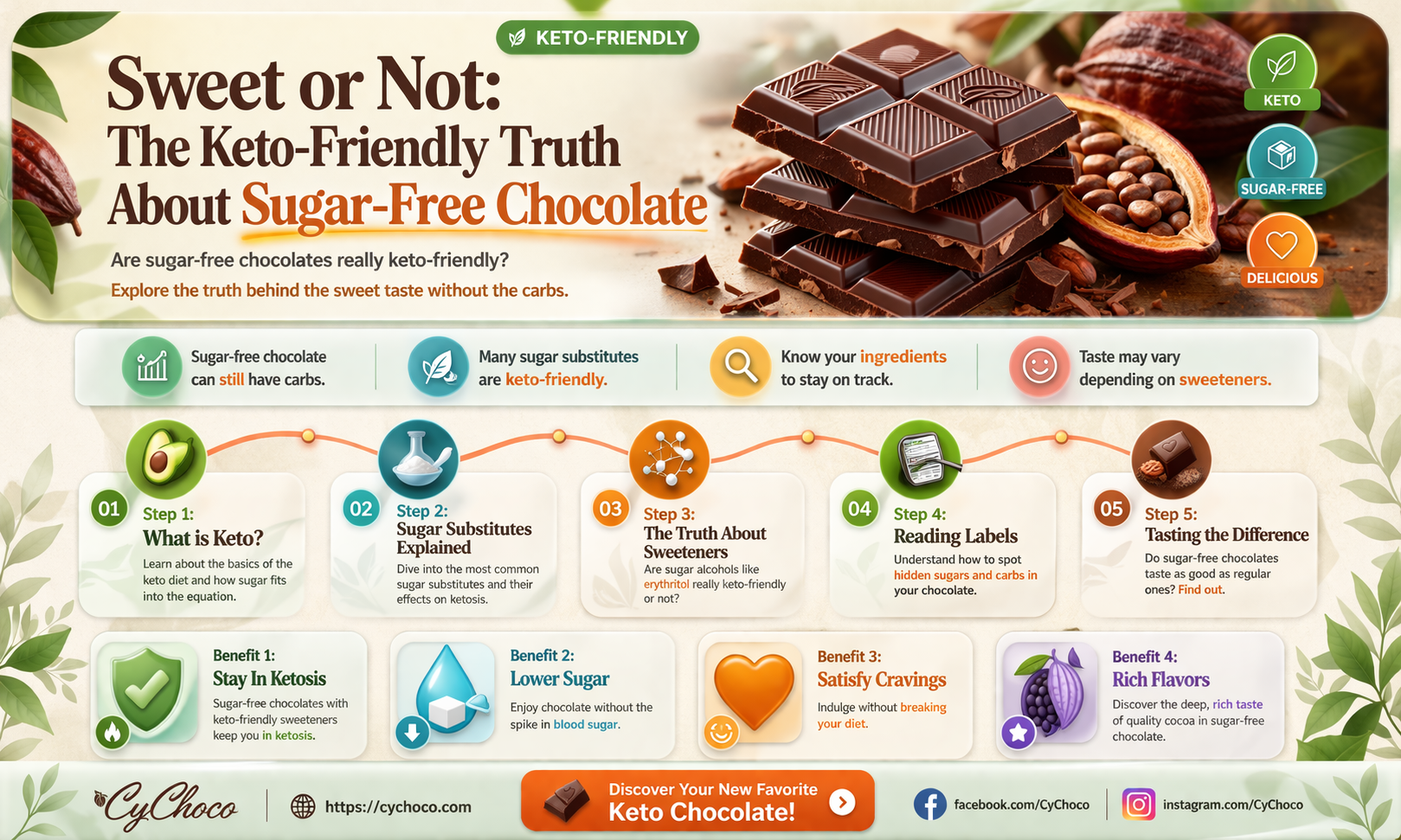 is sugar free chocolate good for ketogenic diets