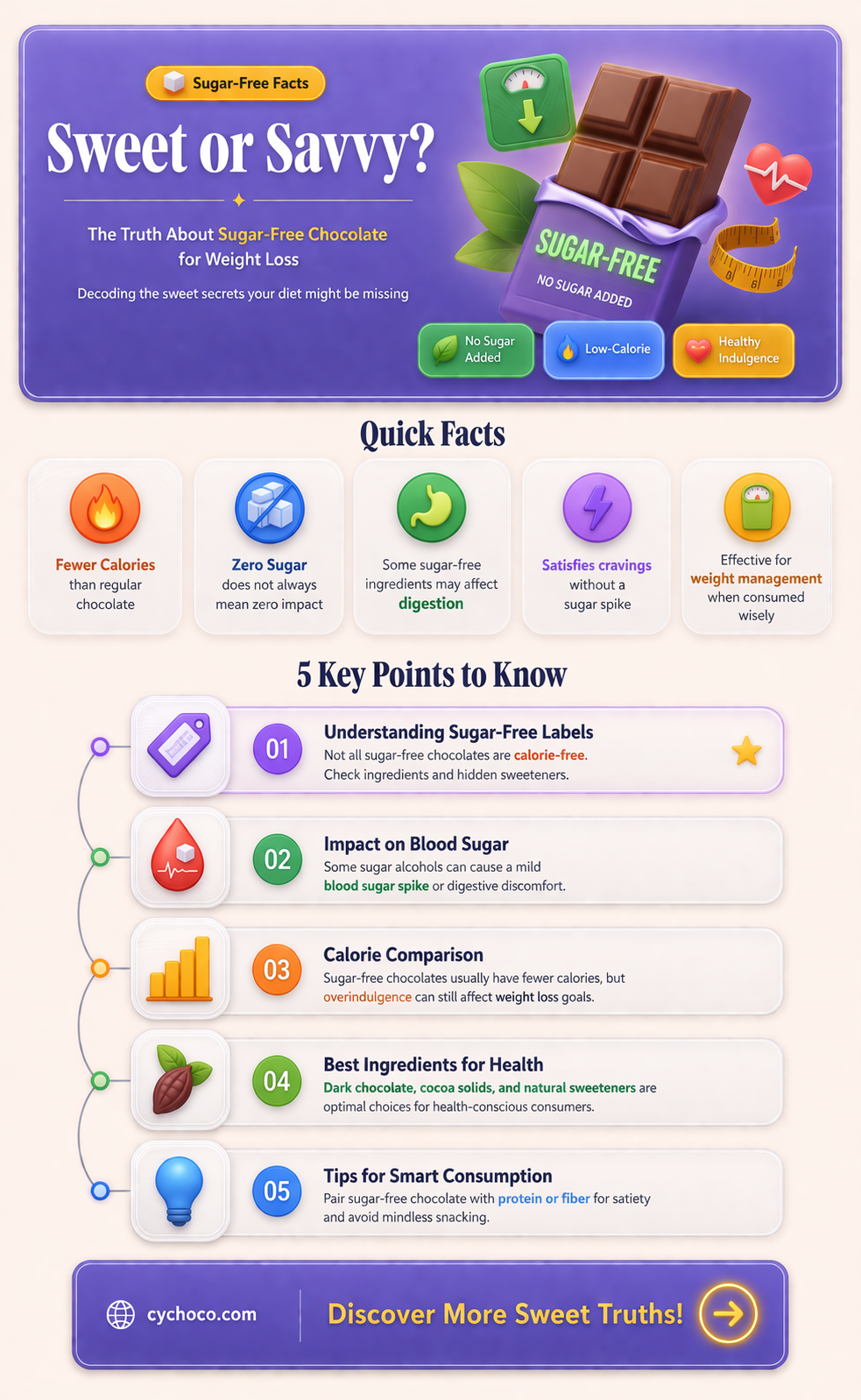 is sugar free chocolate good for weight loss