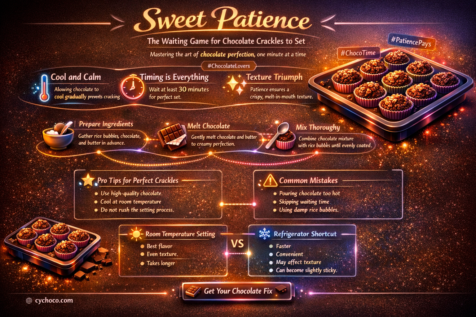 how long do chocolate crackles take to set