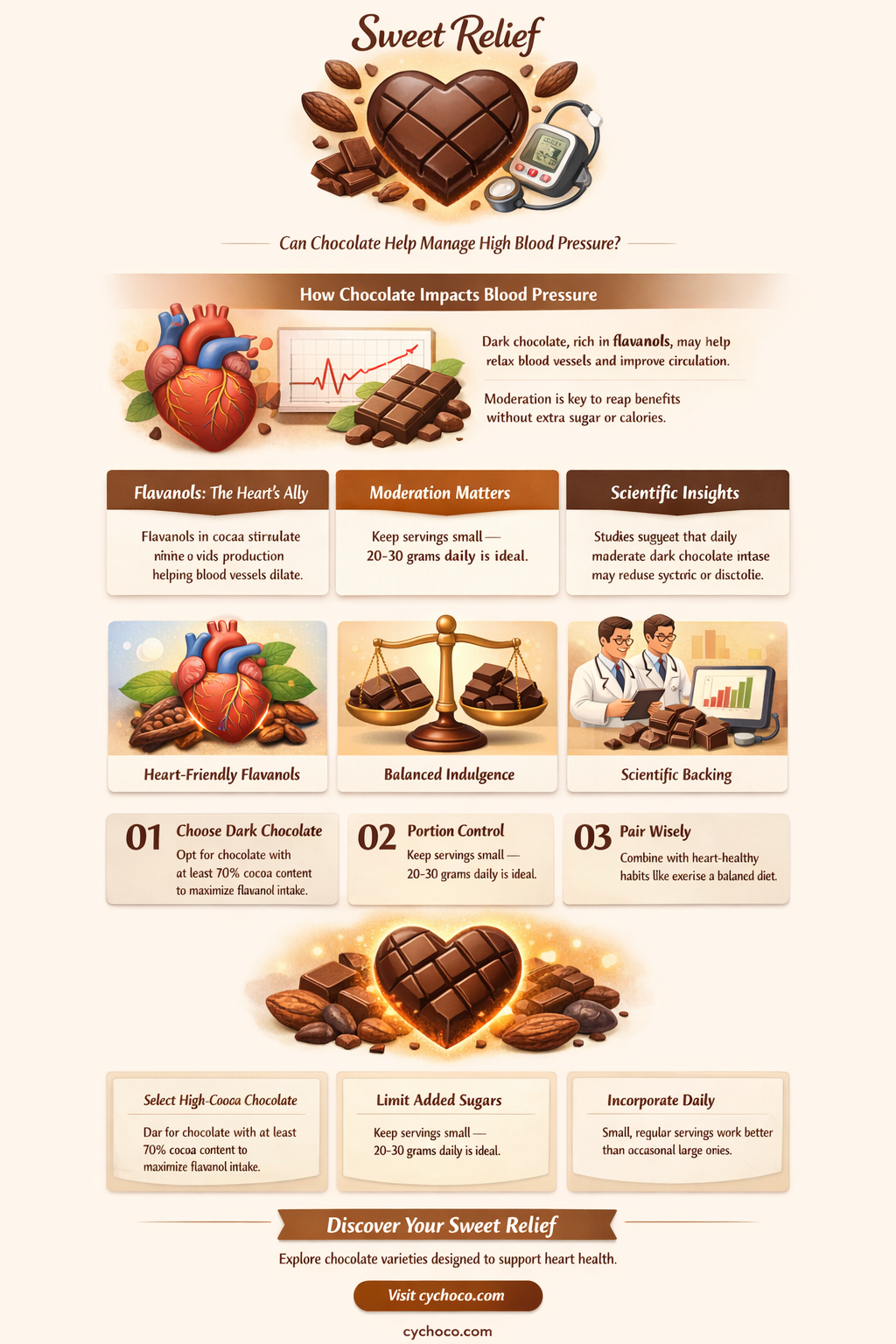 is chocolate good for hypertension