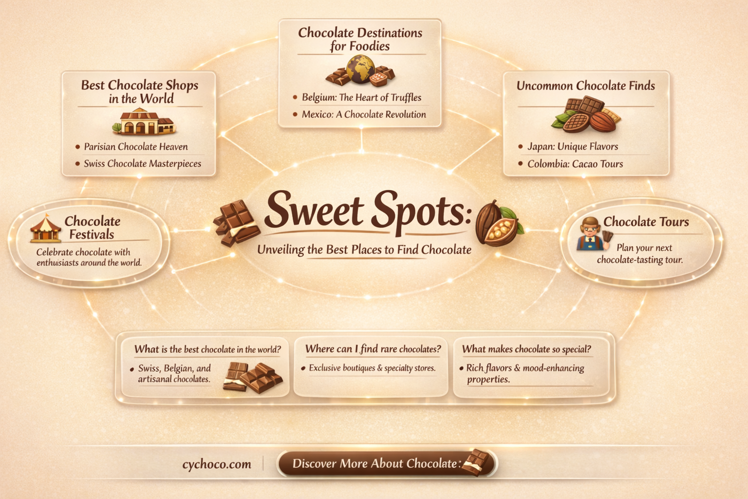 where can you find chocolate