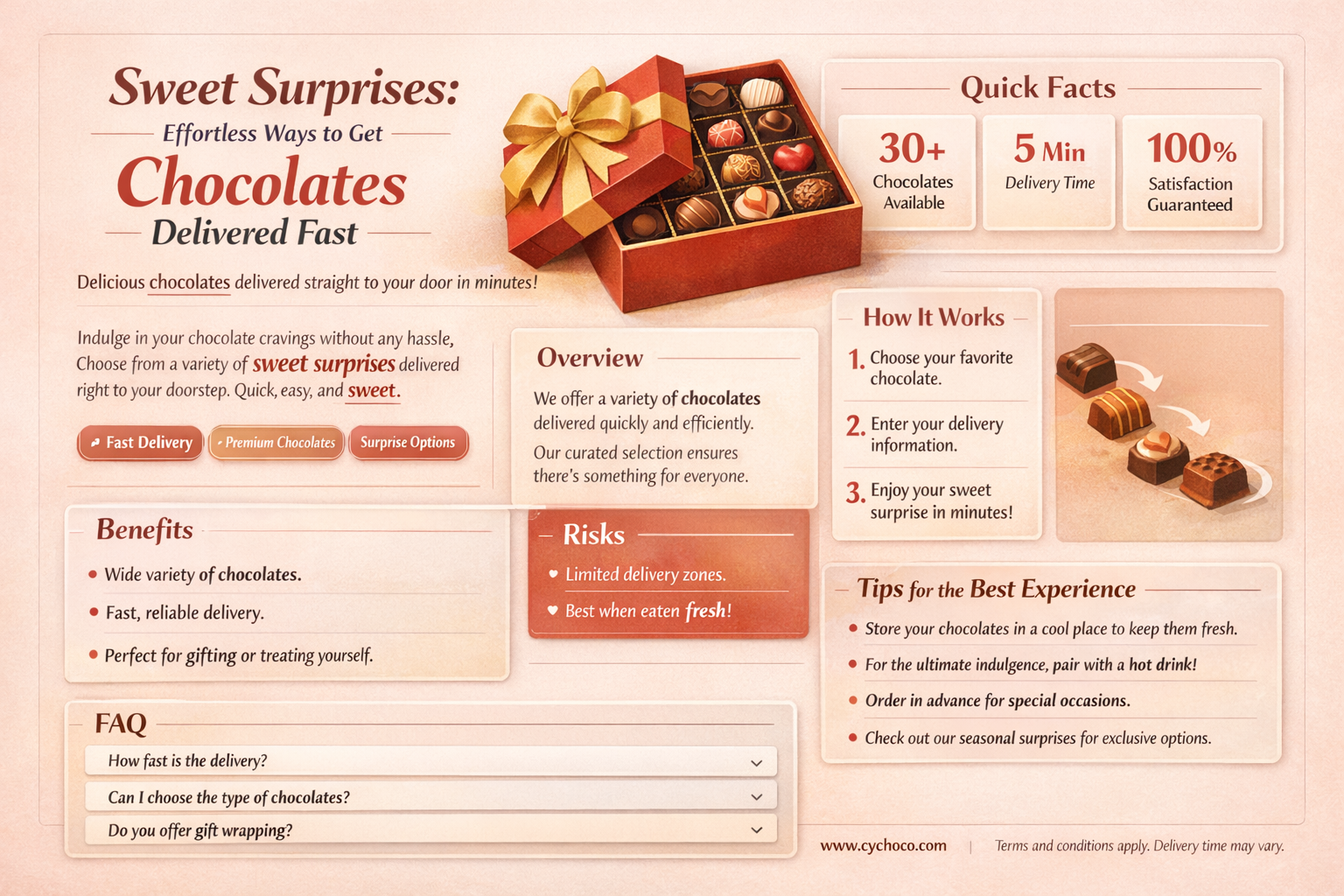 how to get chocolates delivered