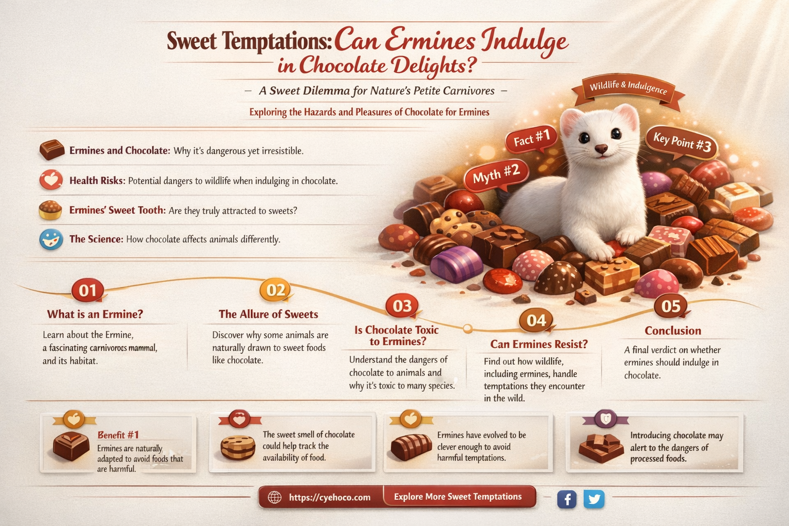 can ermines eat chocolate