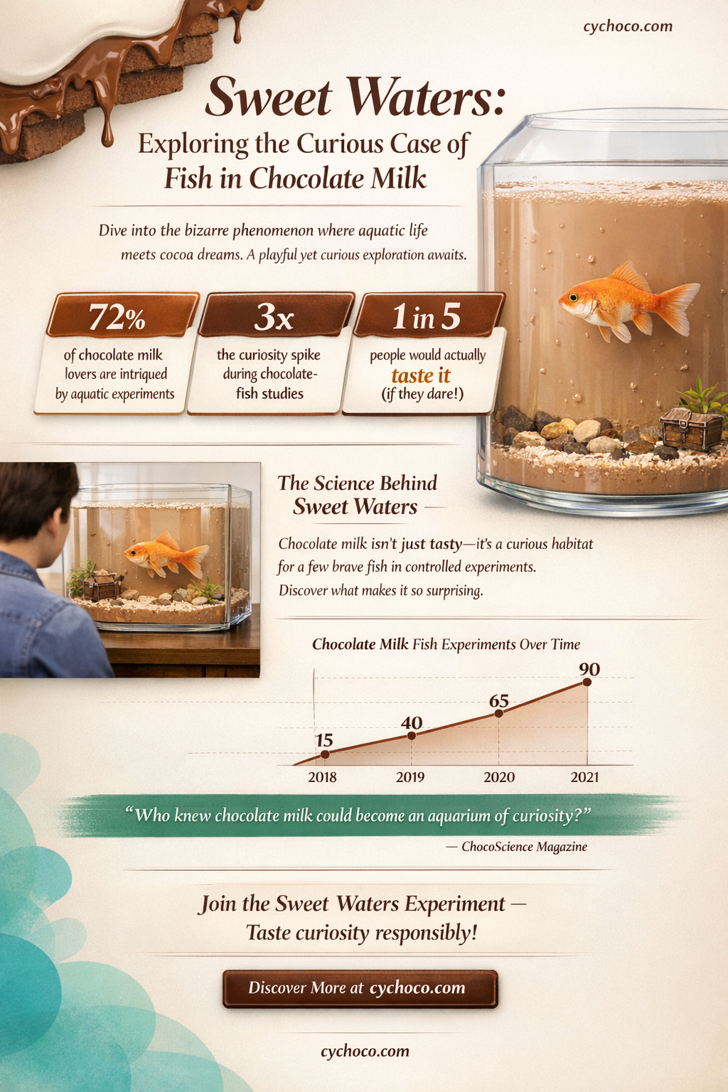 can fish live in chocolate milk