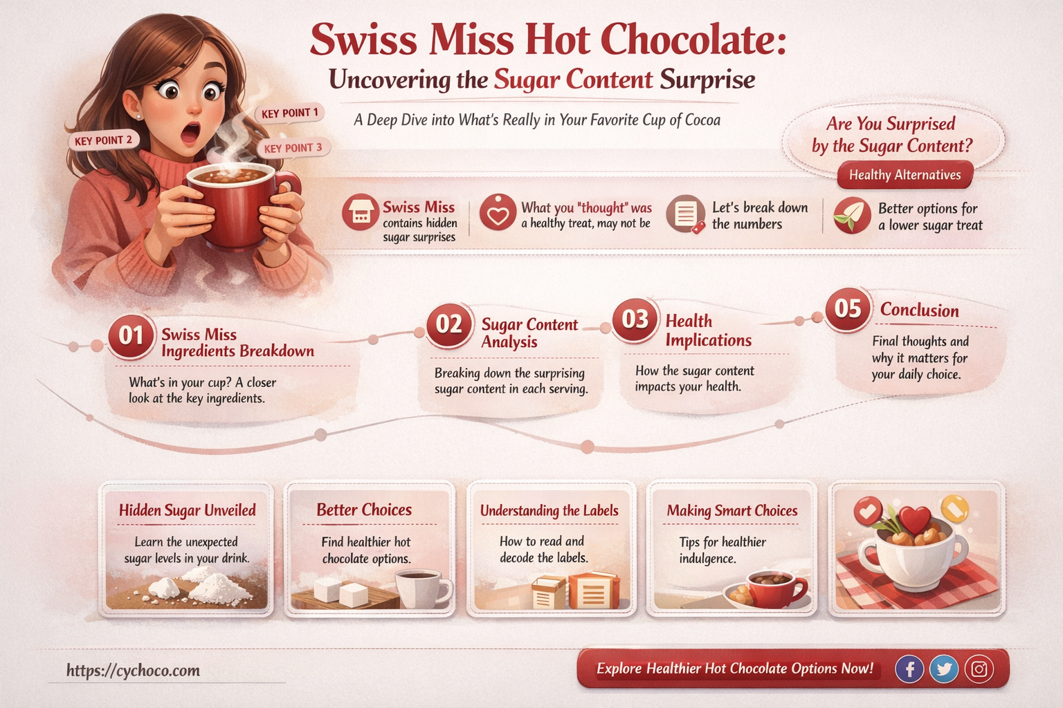 how much sugar is in swiss miss hot chocolate