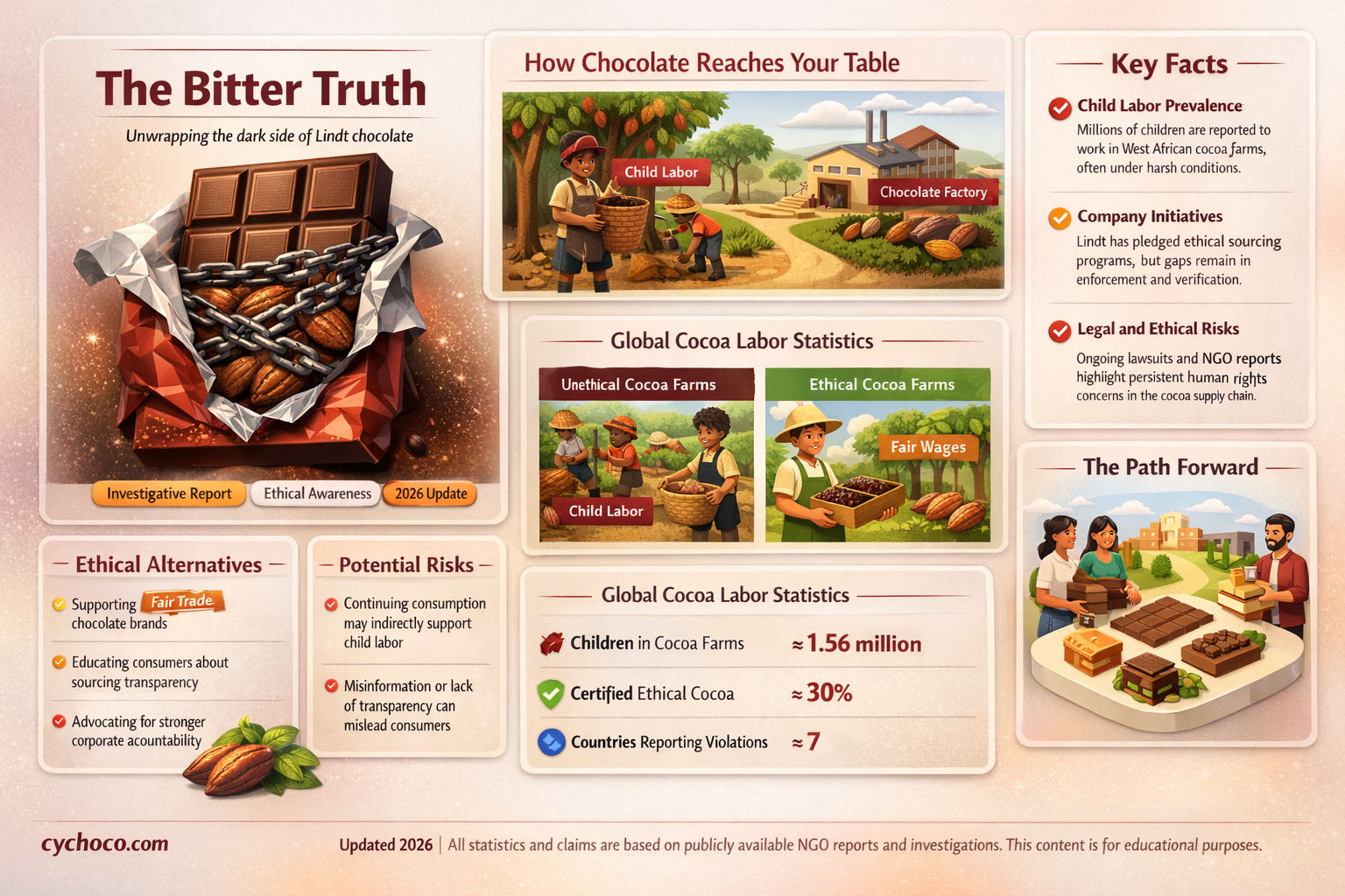 does lindt chocolate use slave labor