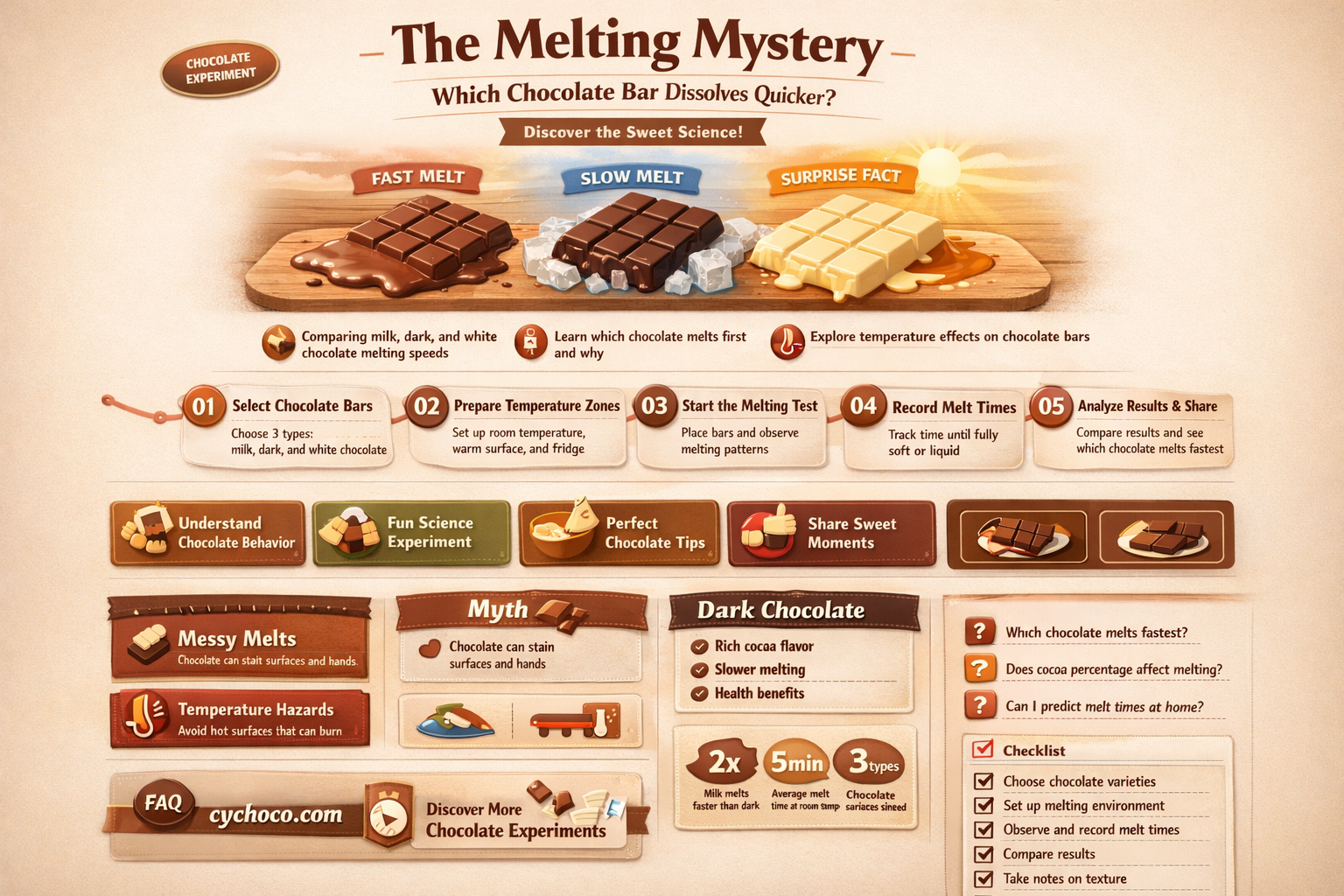 what chocolate bar melts faster