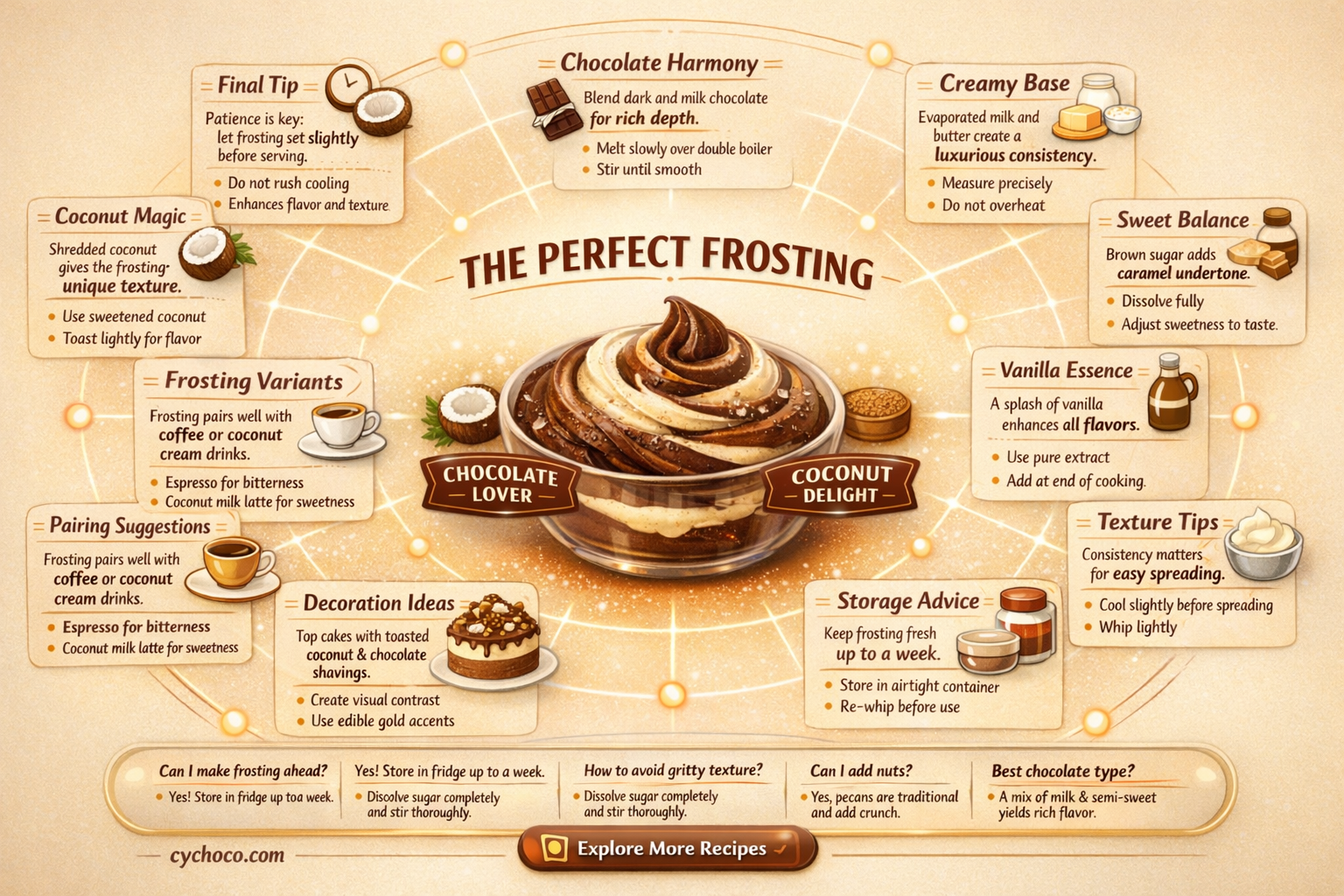 what frosting goes on german chocolate cake