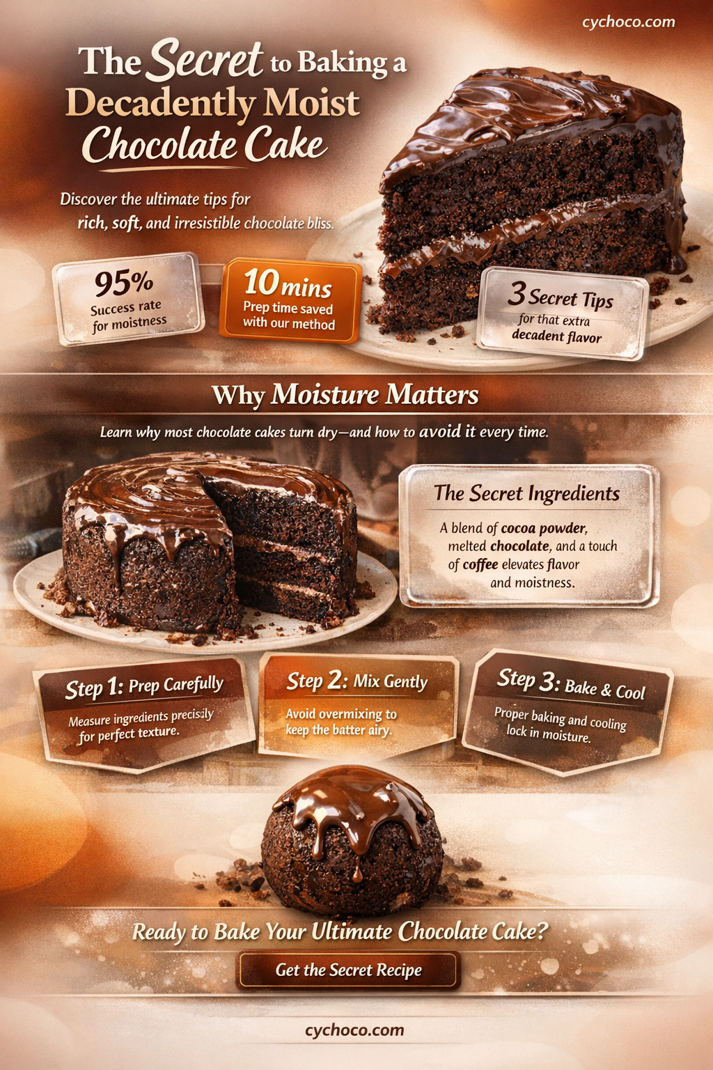 how do you make a moist chocolate cake