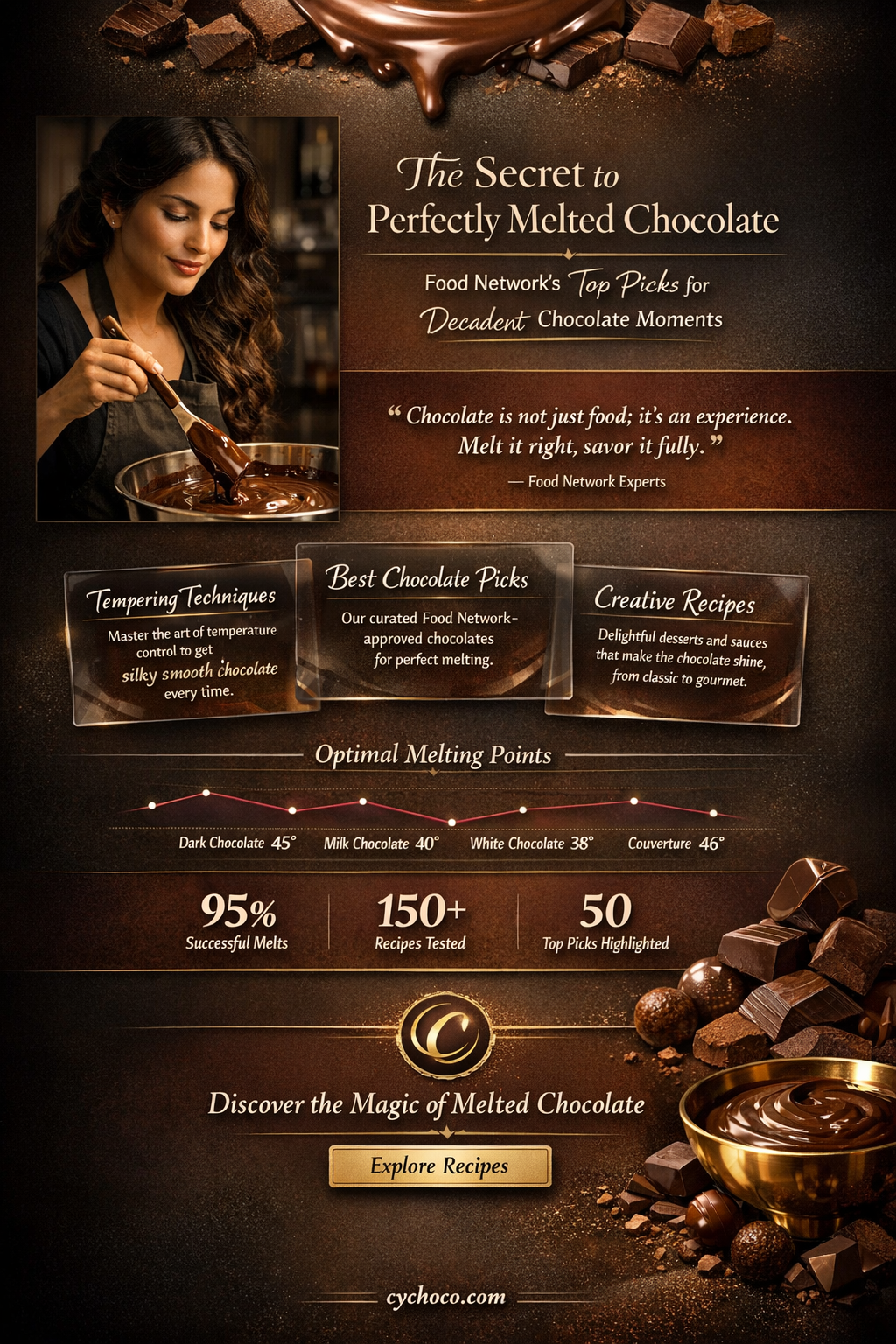 what chocolate does food network use for melting chocolate