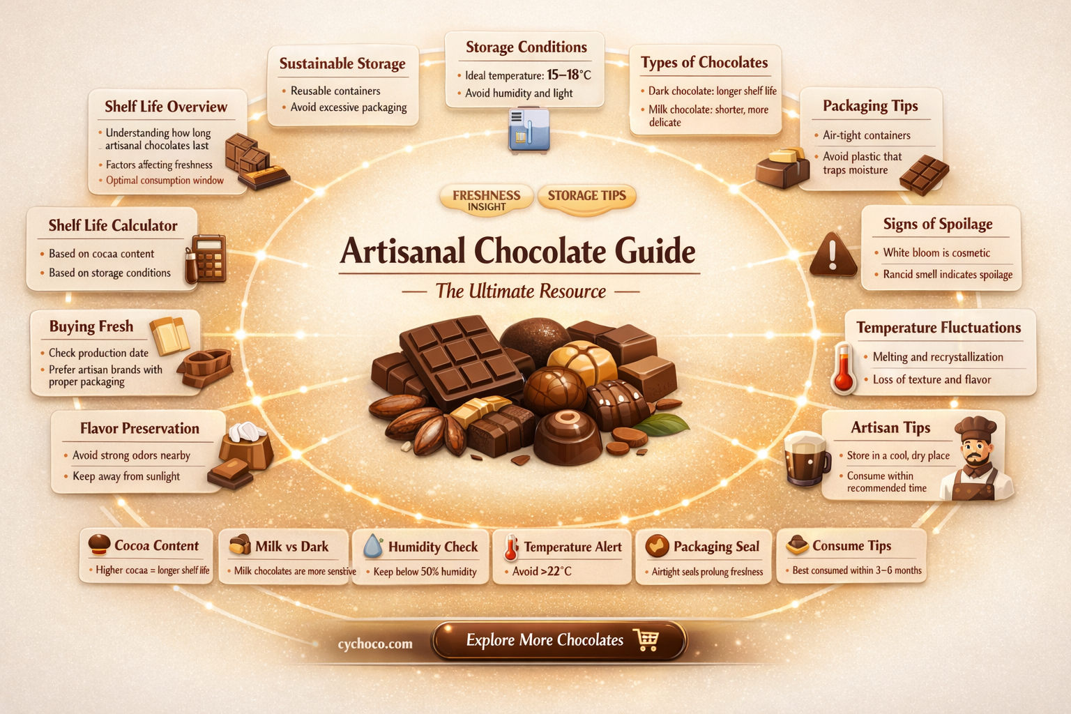 how long do artisanal chocolates last