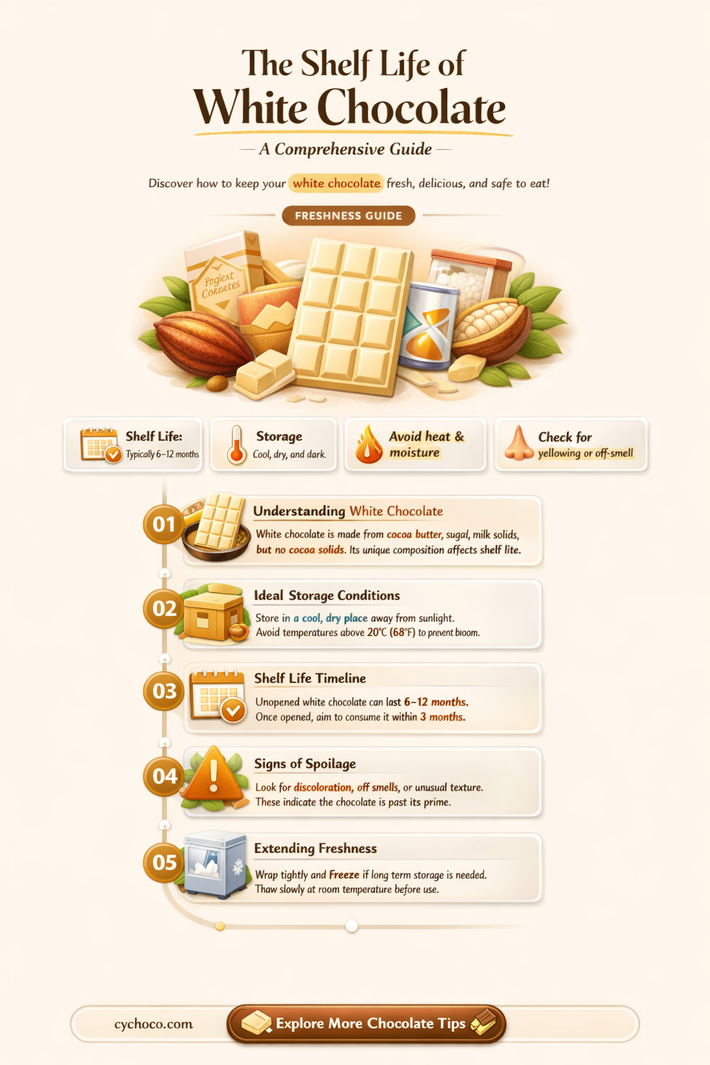 how long does white chocolate last