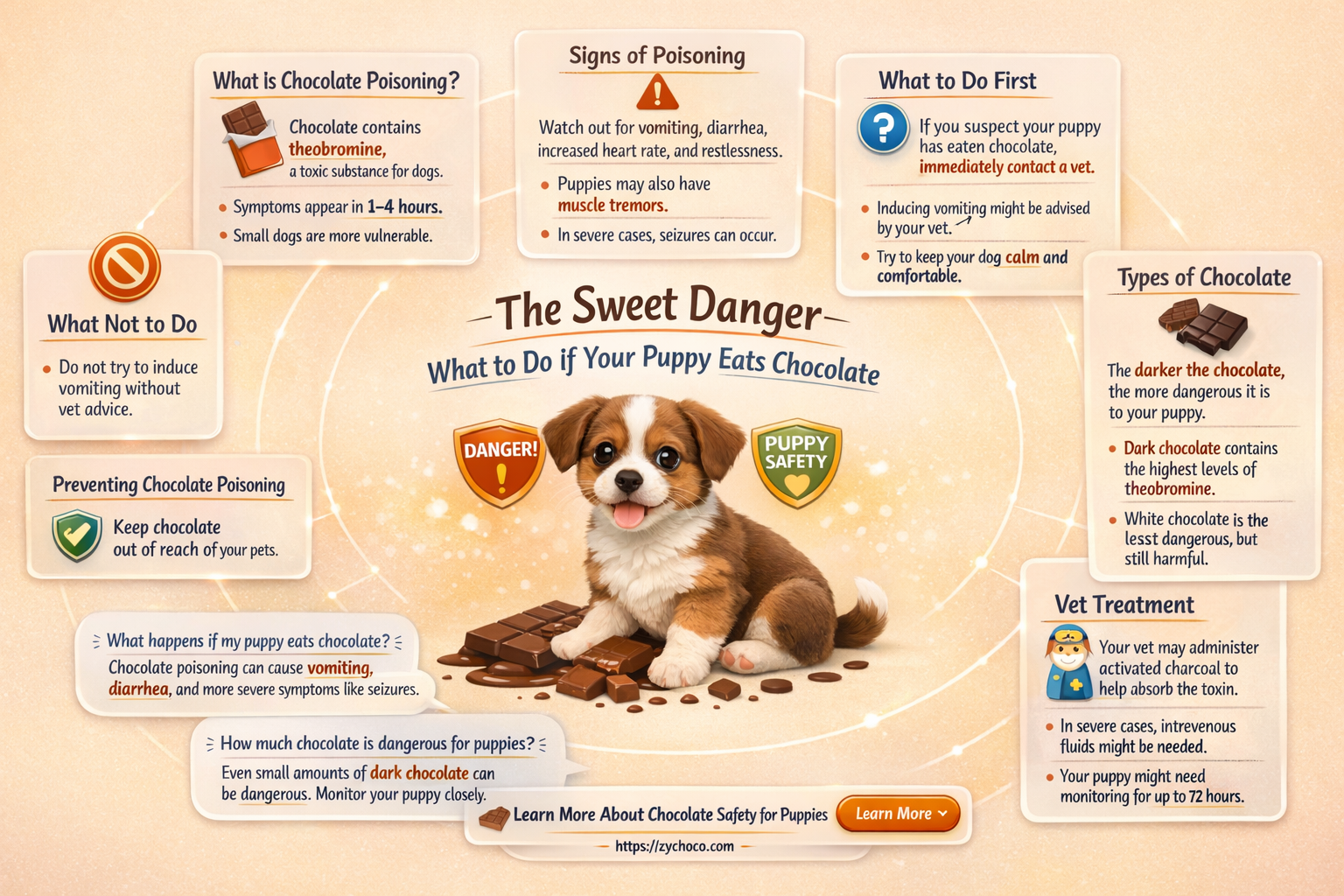 what if my puppy eats chocolate