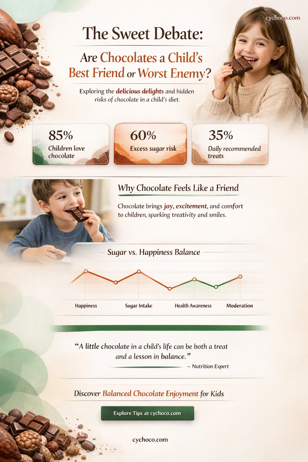 are chocolates bad for children