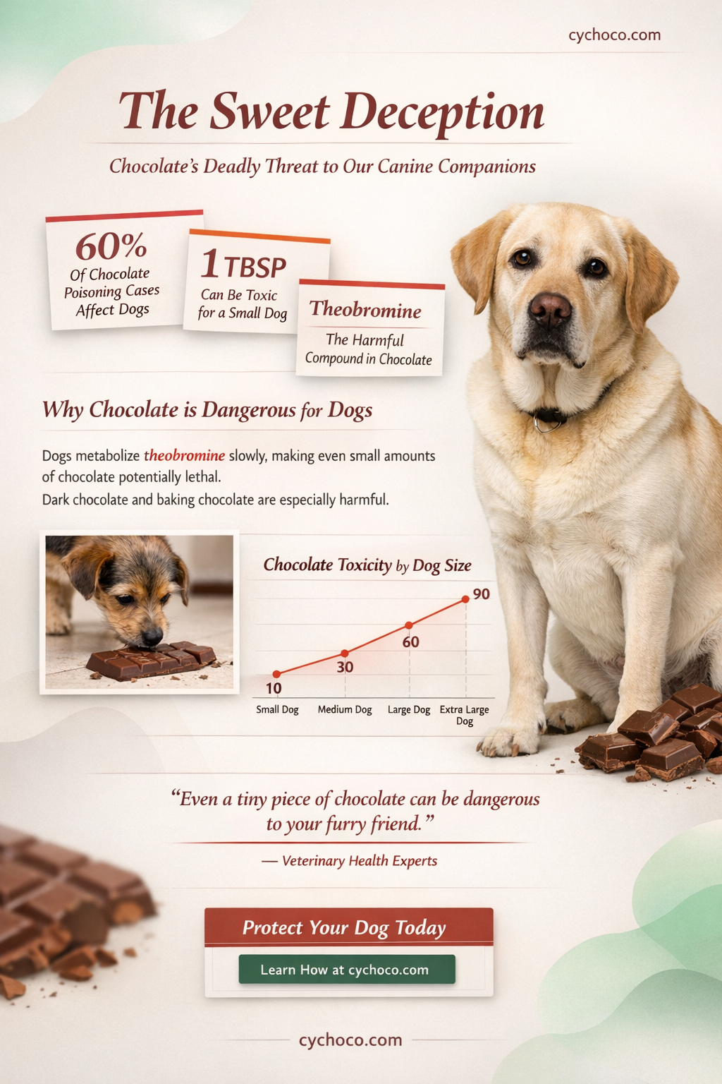do dogs die when they eat chocolate