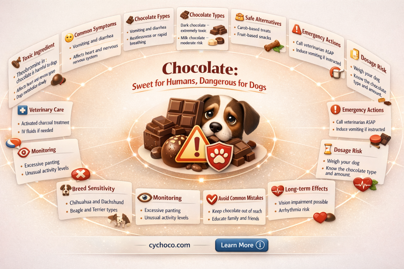 can feeding chocolate to dogs cause blindness