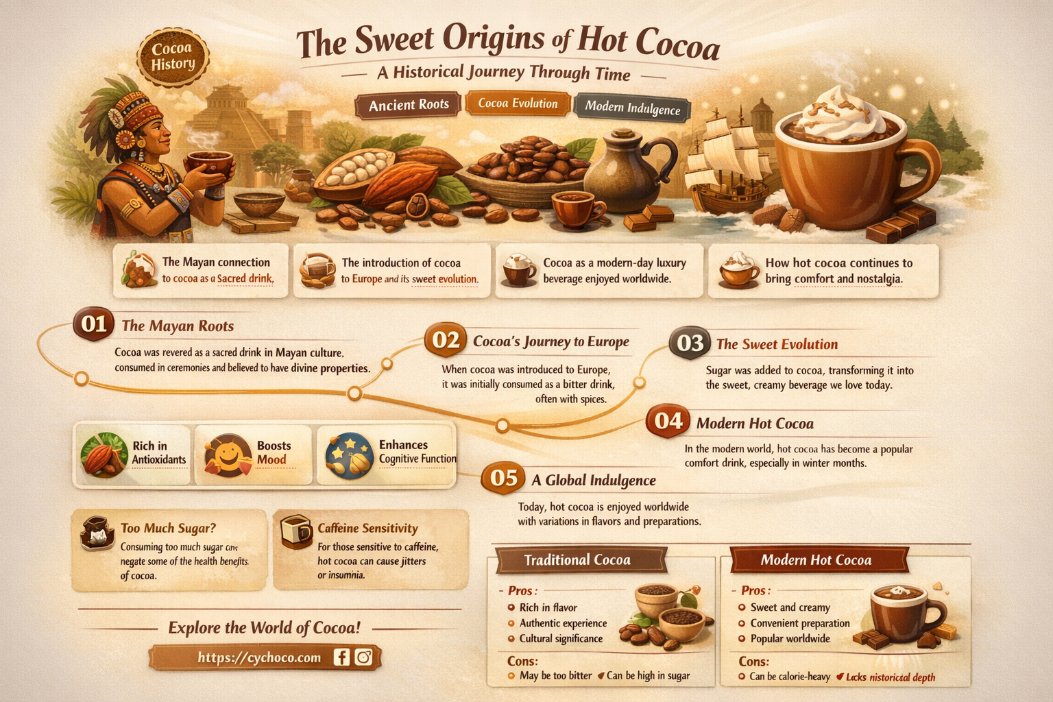 where does hot cocoa come from