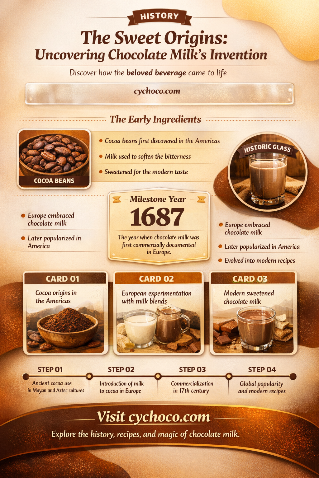 where was chocolate milk invented