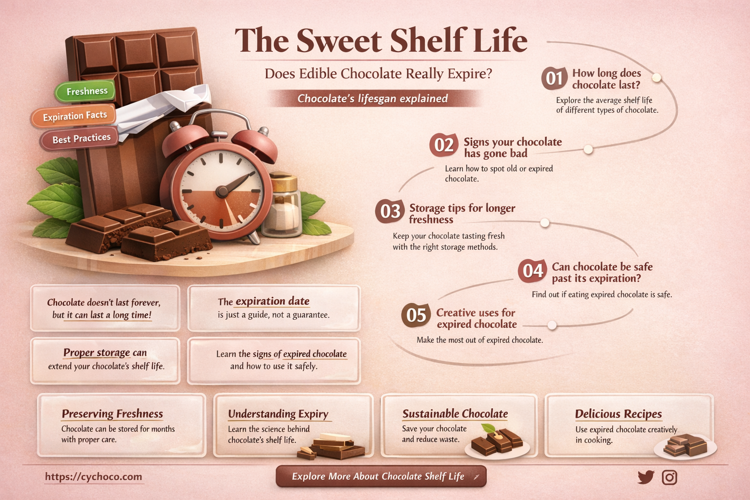 can edible chocolate expire