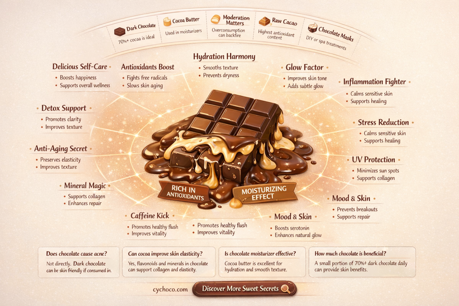 does eating chocolate cause pimples