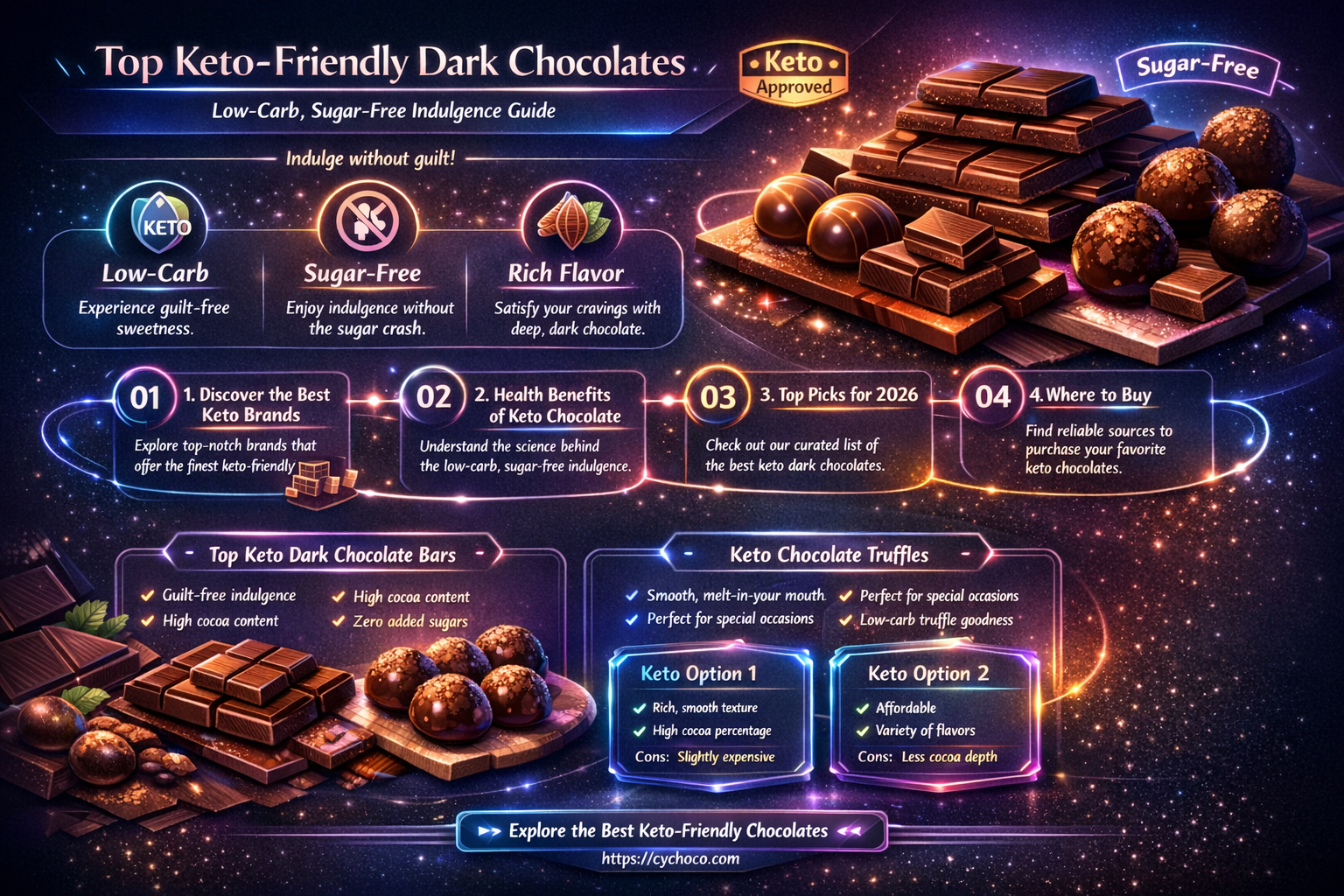 which dark chocolate is best for keto
