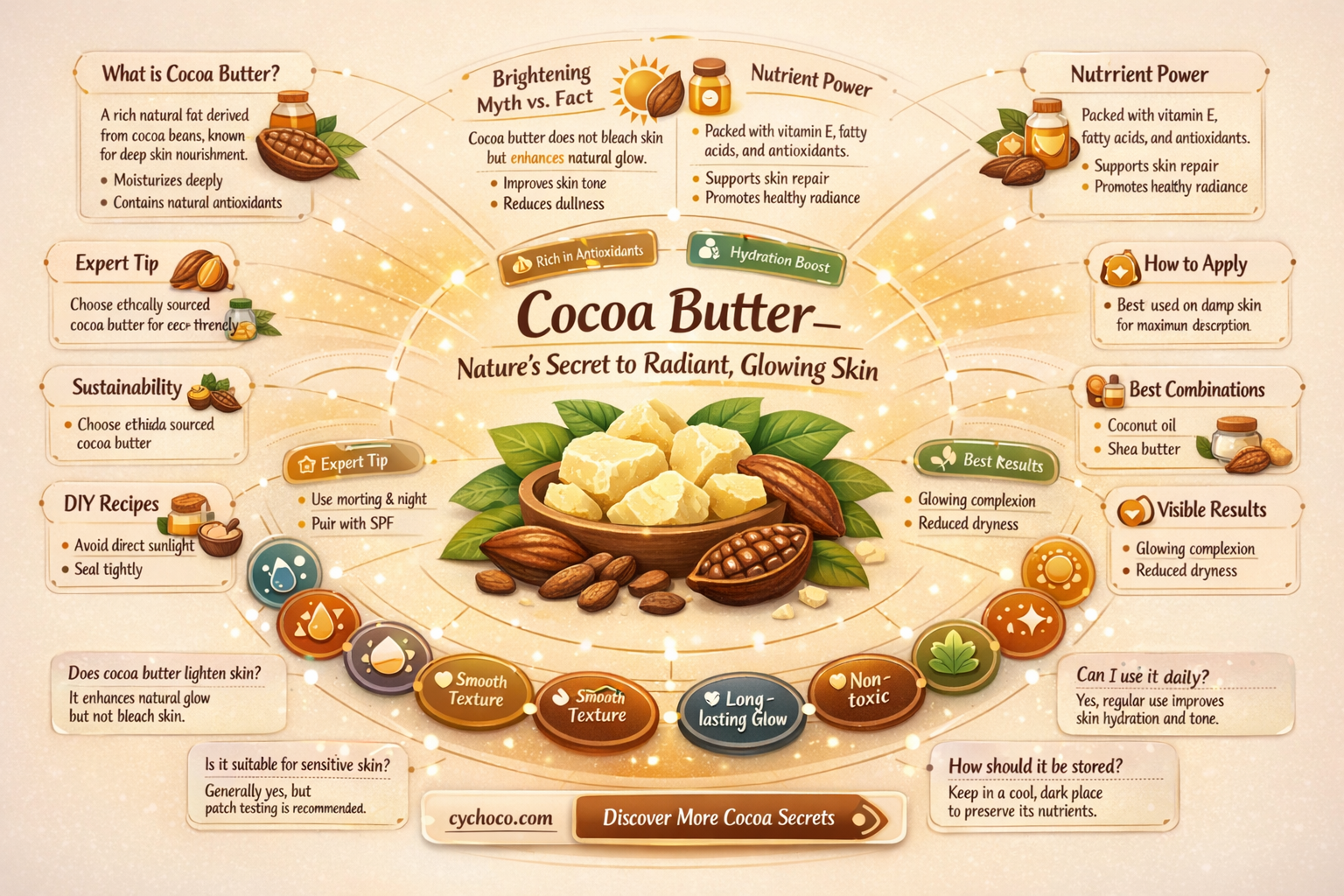 does cocoa butter brighten the skin