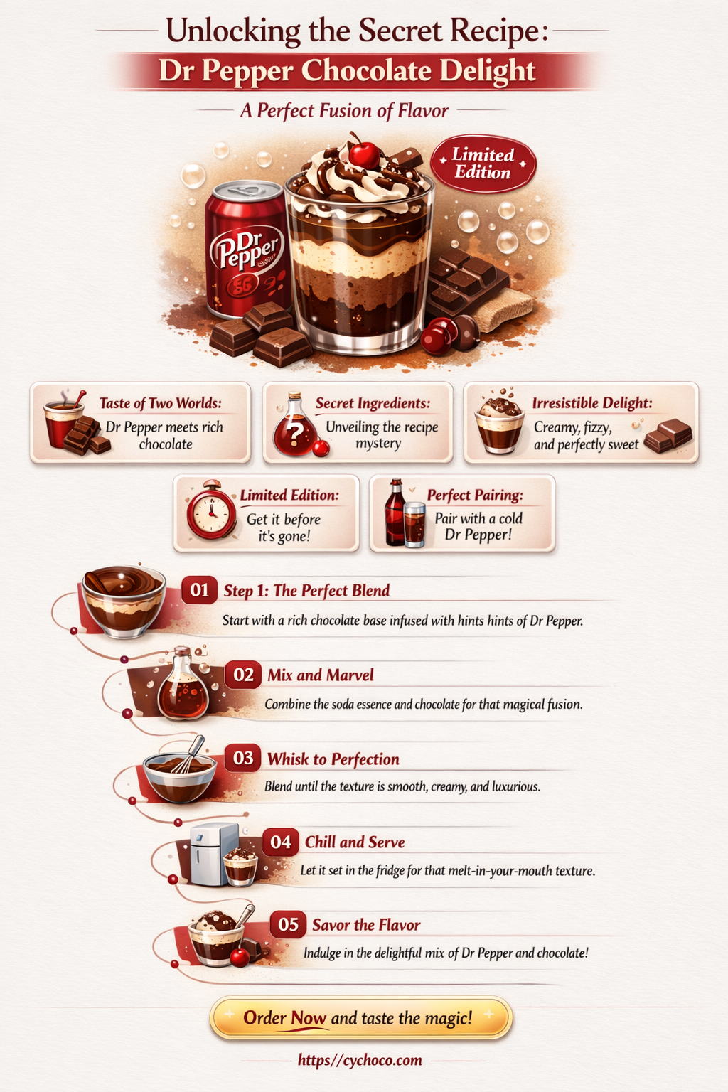 how to get dr pepper chocolate