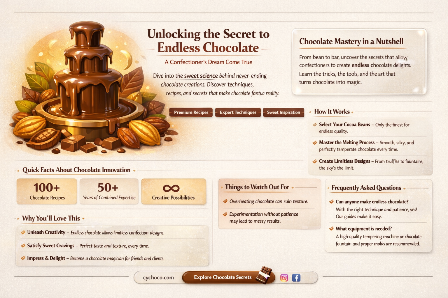 how to get endless chocolate