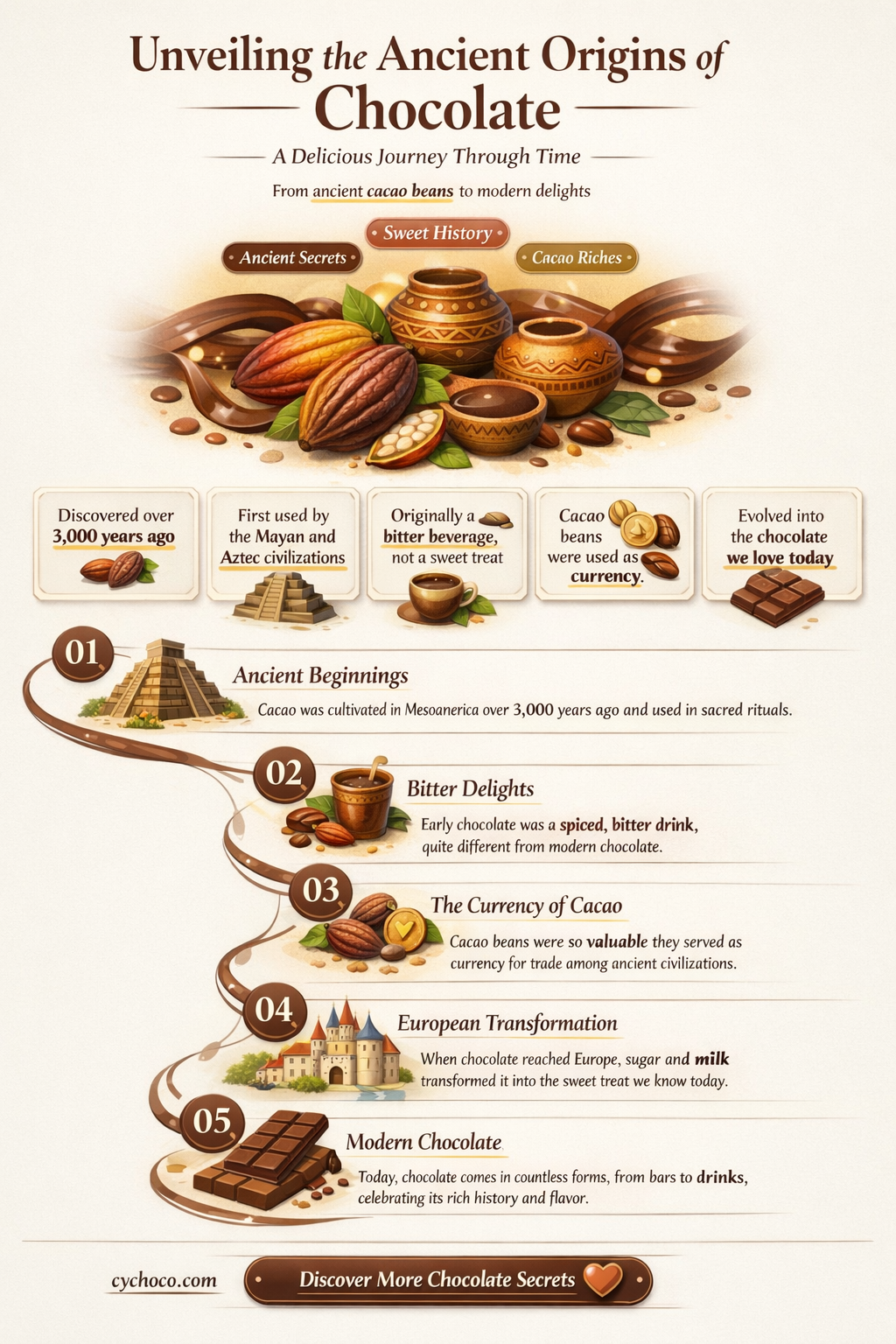 where does chocolate come from originally