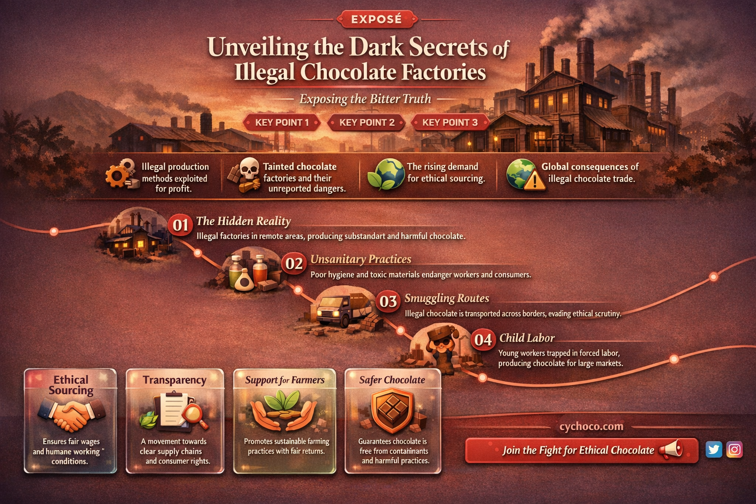 what is an illegal chocolate factory