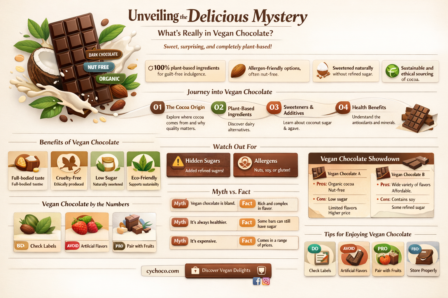 is vegan chocolate made out of