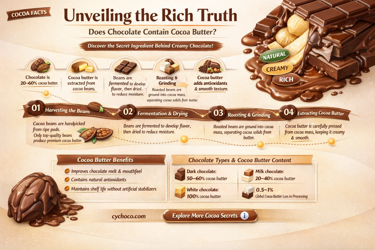 does chocolate have cocoa butter