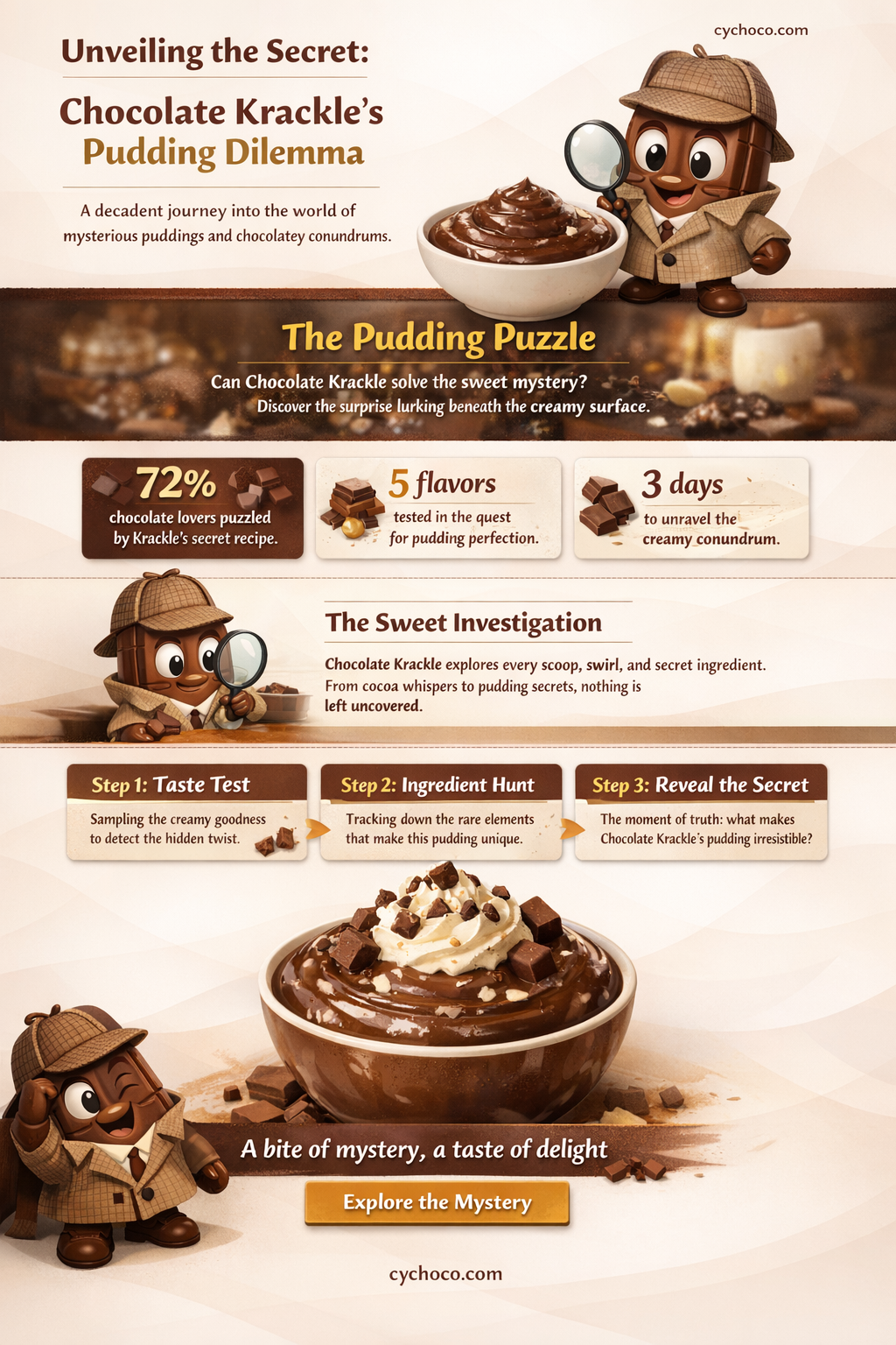 does chocolate krackle use regulat pudding or instant