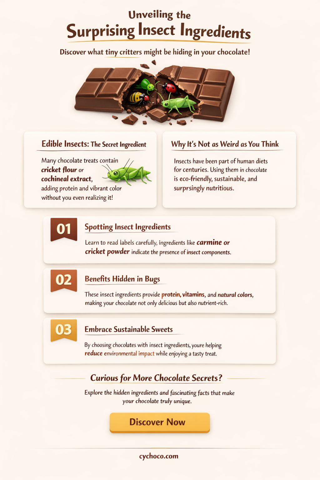 how many insect parts are in chocolate