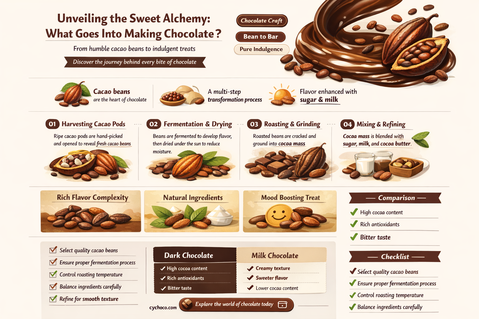 what ay is chocolate made of