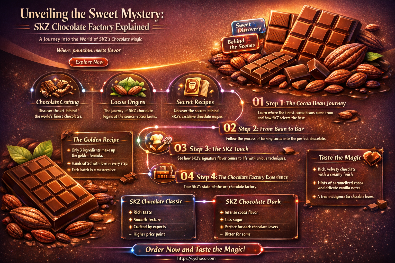 what is skz chocolate factory