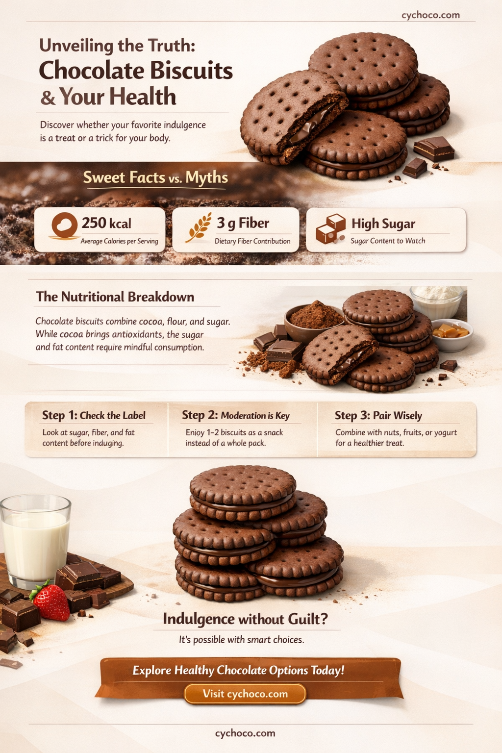 are chocolate biscuits bad for you