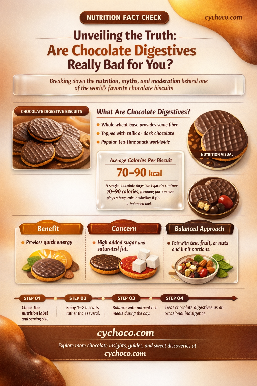 are chocolate digestives bad for you