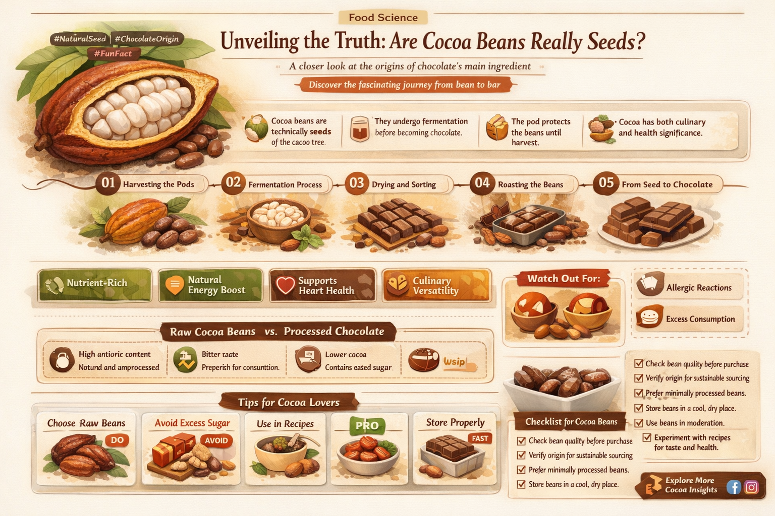 are cocoa beans seeds