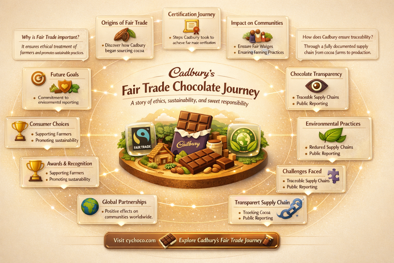 does cadbury use fair trade chocolate
