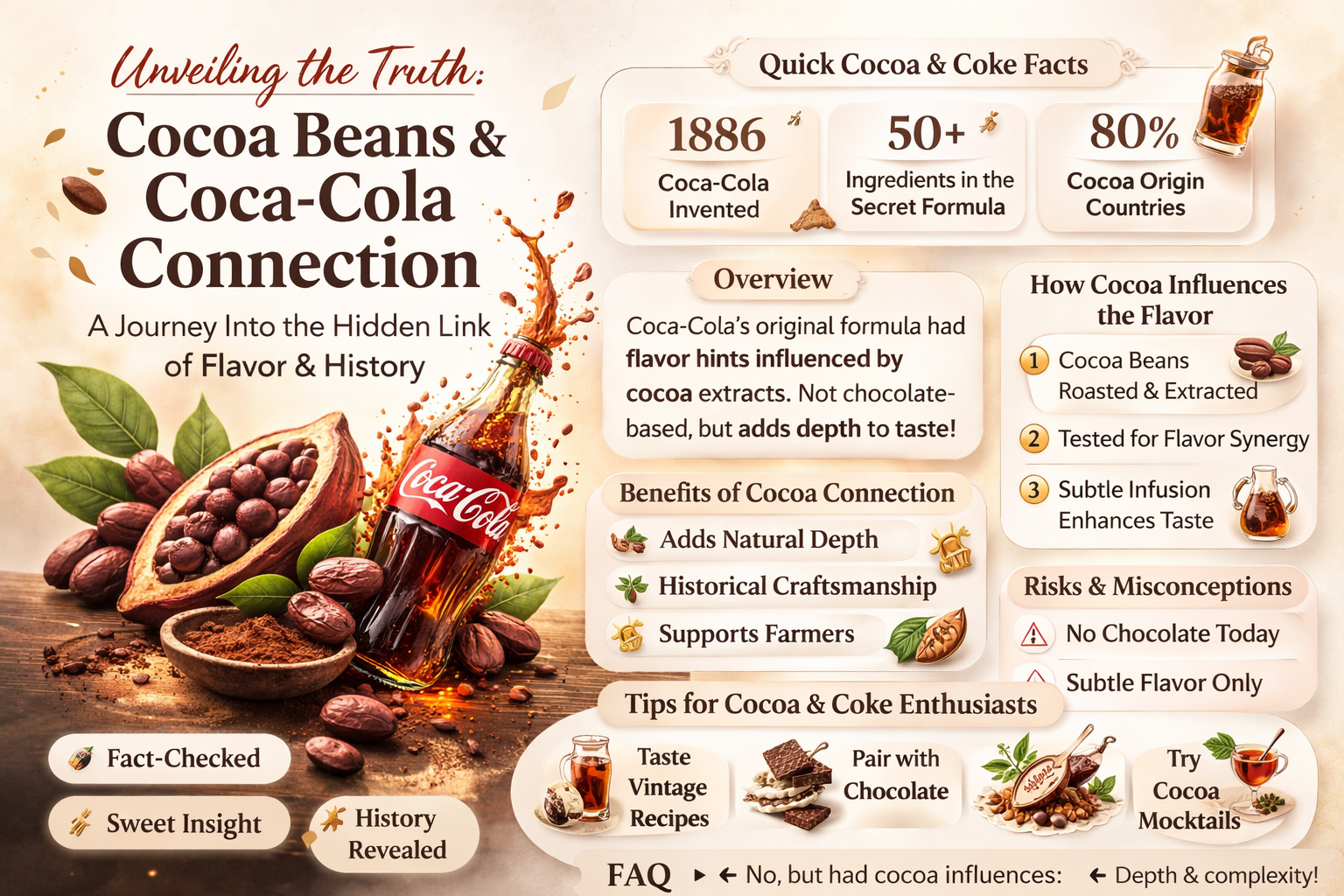 are there cocoa beans in coca cola